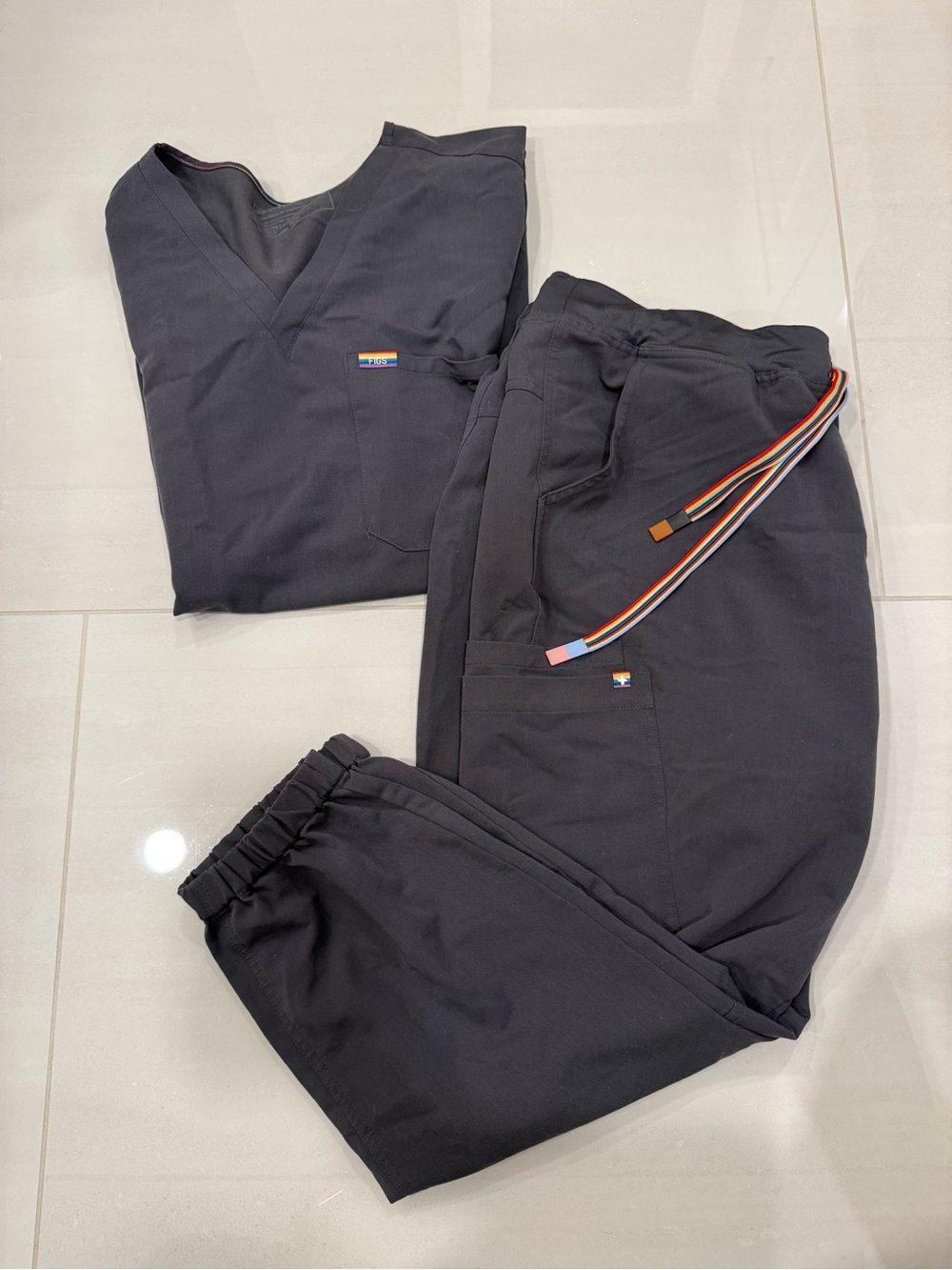FIGS Pride 2022 Scrub Set - Charcoal Grey